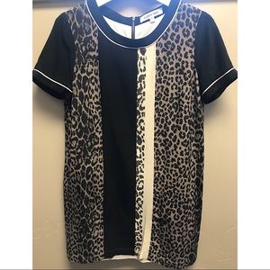 Elizabeth and James leopard Shift Dress